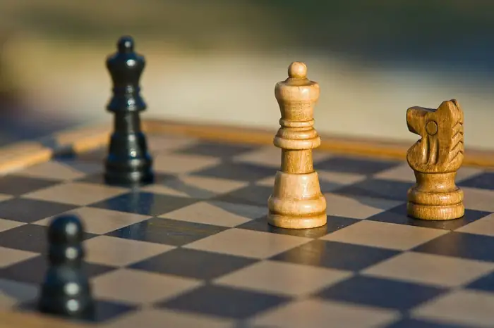 Chess piece representing route-to-market strategy
